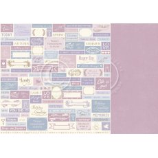 PD26011 Double-sided paper 30,5x30,5cm-New Beginnings-Little things 