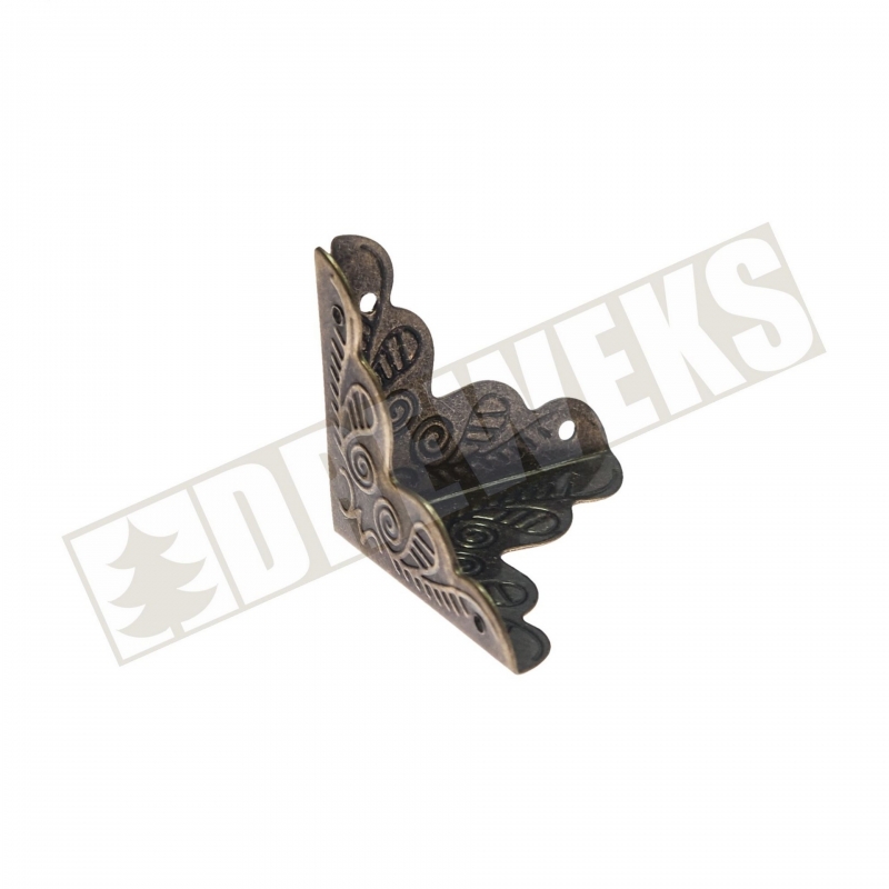 X43 Corner - 2/5cm dark brass
