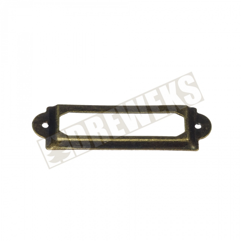 X95A Lock frame - dark brass