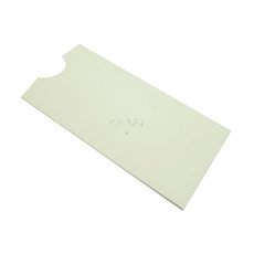 ID-2970 Pouch pocket voucher creamy ecru invitation DL GoatBox
