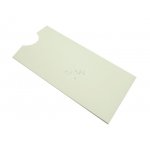 ID-2970 Pouch pocket voucher creamy ecru invitation DL GoatBox
