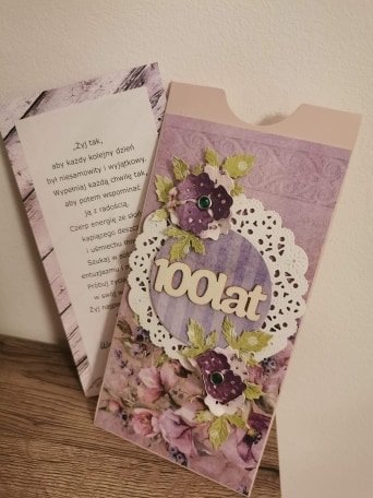 ID-3096 Pouch pocket voucher invitation blue DL GoatBox