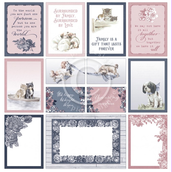 PD1647 One-sided paper 30,5x30,5cm-Everlasting Memories I-Images from the Past