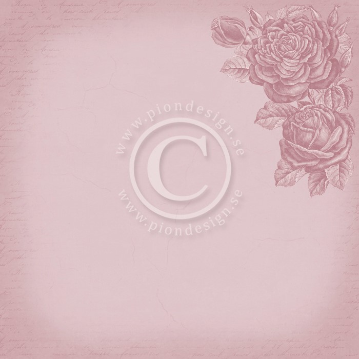 PD28001 Double-sided paper 30,5x30,5cm-Everlasting Memories-Timeless roses