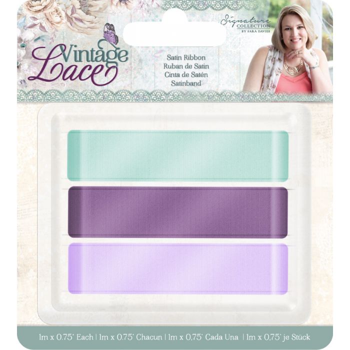 S-VL-RIB-SAT Vintage Lace - Satin Ribbon
