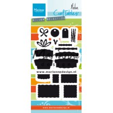 CR1488 Metal Die Marianne Design - CrafTables - Presents 