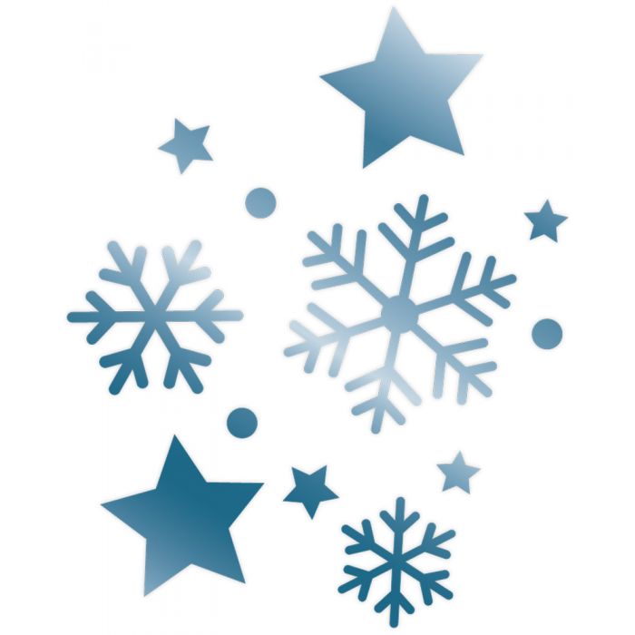 S-EC-FS-NIGHT Enchanted Christmas Foil Stamp Die - Night Sky