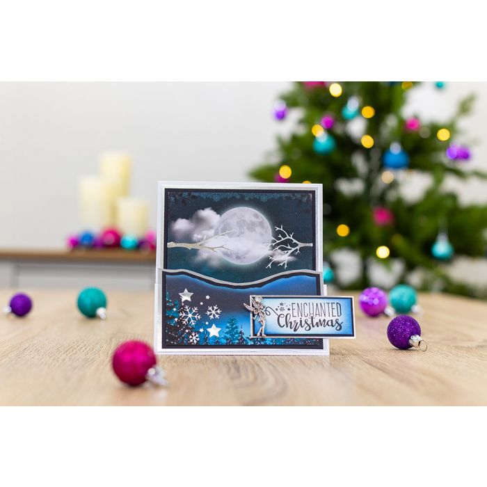 S-EC-FS-NIGHT Enchanted Christmas Foil Stamp Die - Night Sky