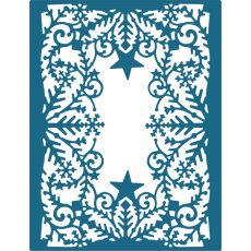 S-EC-MD-GGLAC Enchanted Christmas Metal Die - Winter Wreath