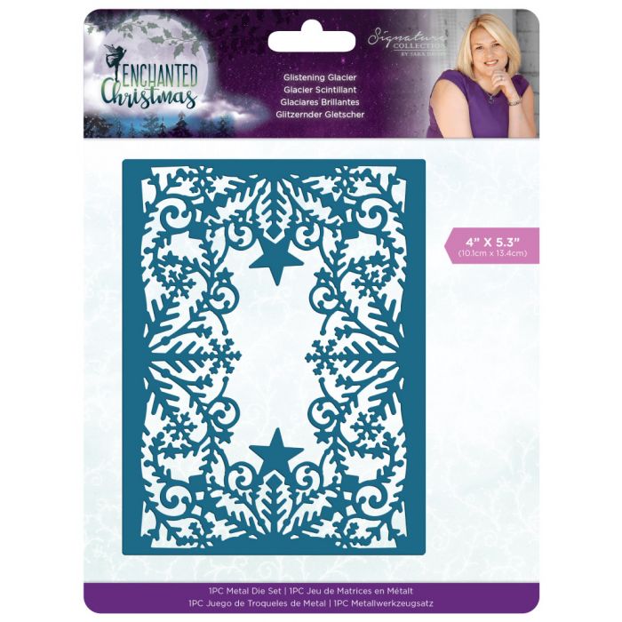 S-EC-MD-GGLAC Enchanted Christmas Metal Die - Winter Wreath