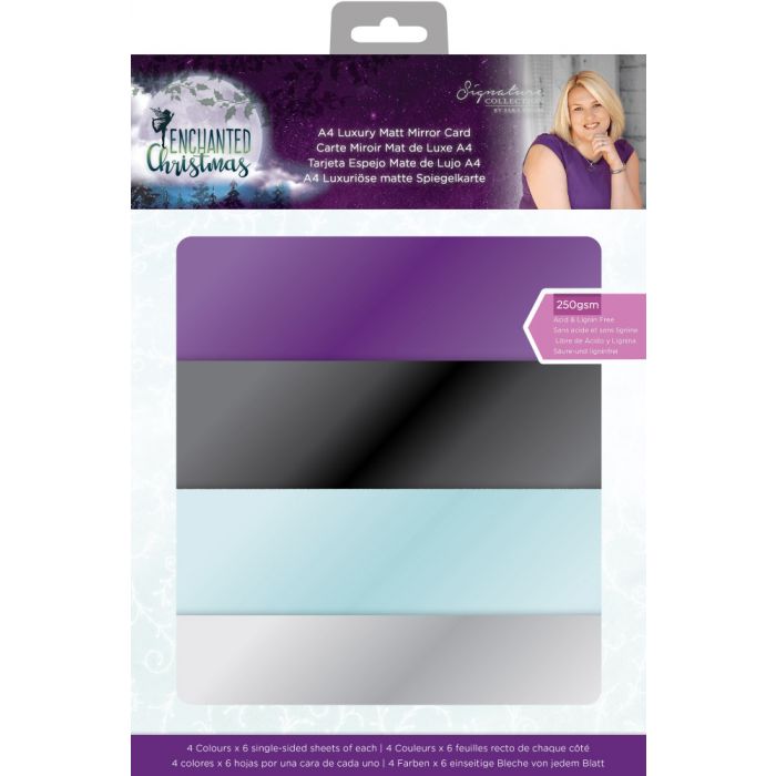 S-EC-MIRRORM Enchanted Christmas A4 - Luxury Matt Mirror Card