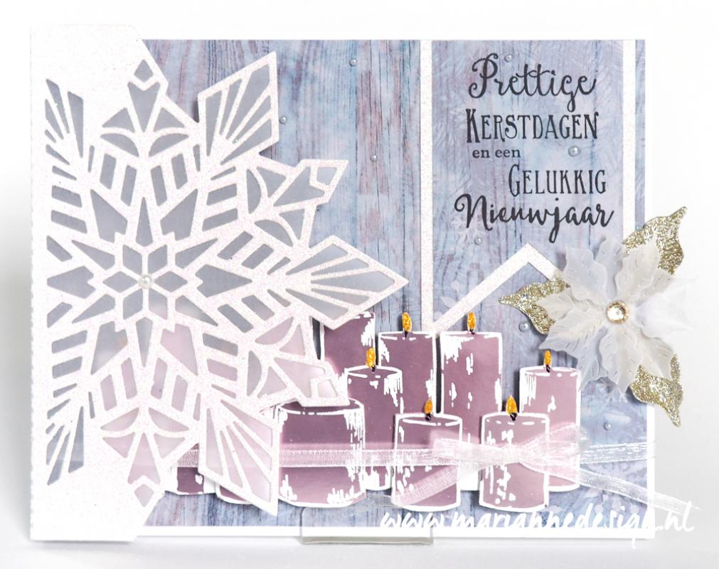 TC0878 Tiny's border Acrylic Stamp - Candles