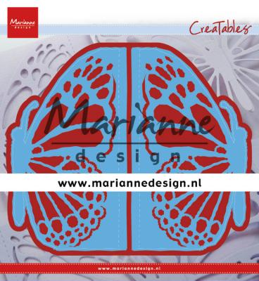 LR0638 Metal Die Marianne Design - CreaTables - Butterfly