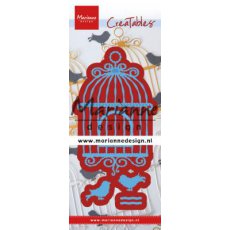 LR0639 Metal Die Marianne Design - CreaTables - Bird Cage L 