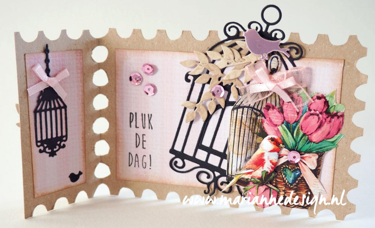 LR0640 Metal Die Marianne Design - CreaTables - Birdcage set