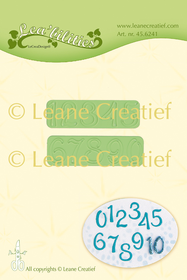 45.6241 Metal Die Leane Creatief - Numbers