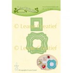 45.6463 Metal Die Leane Creatief - Frames swirl & postage stamps 