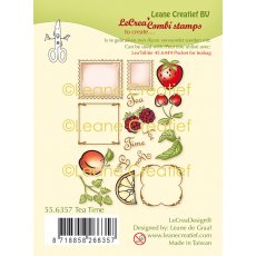 55.6357 Leane Creatief Acrylic Stamp - Tea time