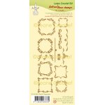 55.6364 Leane Creatief Acrylic Stamp - Swirl squares