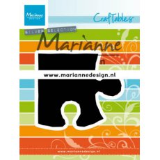 CR1491 Metal Die Marianne Design - CrafTables - Puzzle Piece