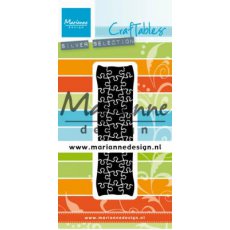 CR1492 Metal Die Marianne Design - CrafTables - Punch Die Puzzle