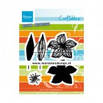 CR1493 Metal Die Marianne Design - CrafTables - Open flower