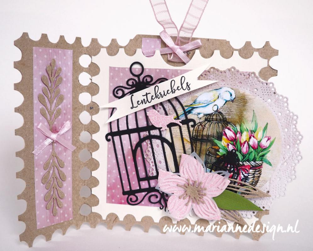 CR1493 Metal Die Marianne Design - CrafTables - Open flower