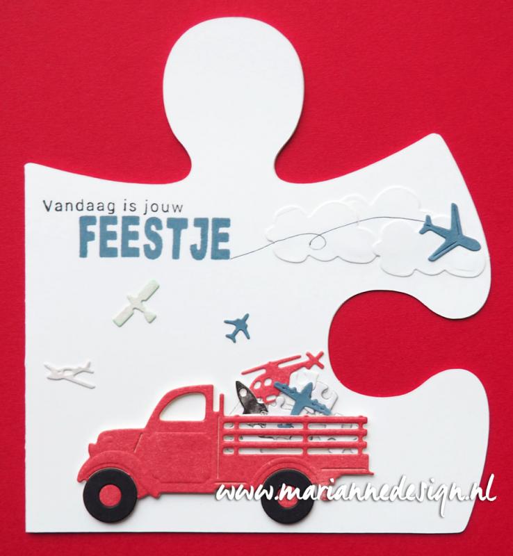PS8052 Mask - Marianne Design - Puzzle