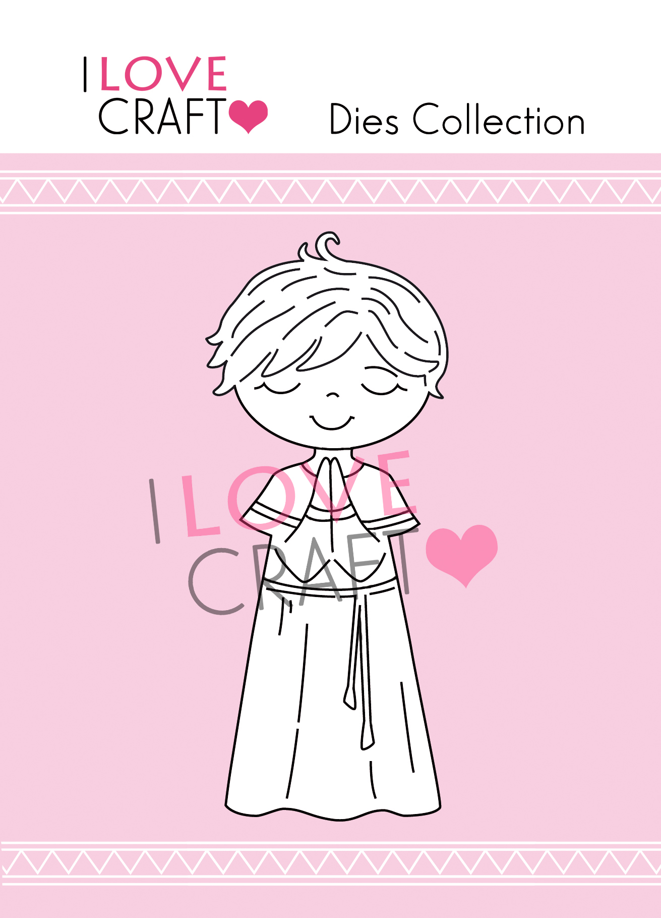 D028 METAL DIE-COMMUNION BOY 2