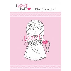 D029 METAL DIE-COMMUNION GIRL 2