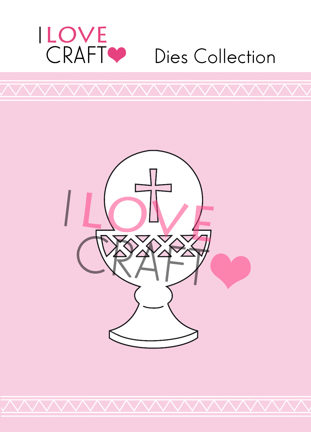 D034 METAL DIE- CHALICE AND HOST