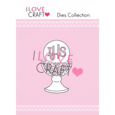 D036 METAL DIE- CHALICE AND HOST