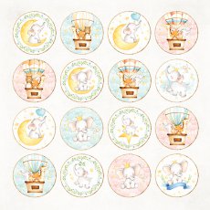 CP-BA08 One-sided paper-elements-Craft & You Design 30.5x30.5 Baby Adventure