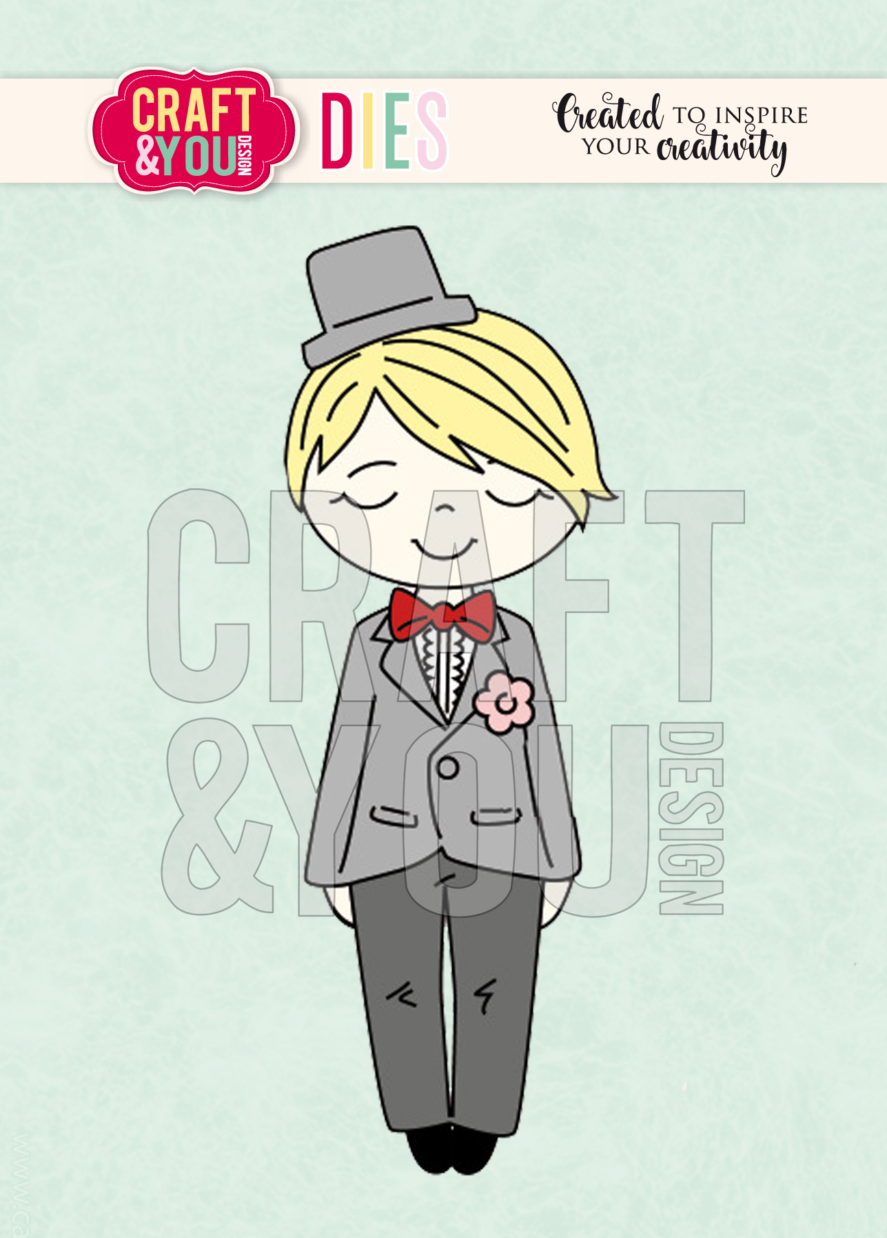 CW078 METAL DIE-GROOM-Craft&You Design