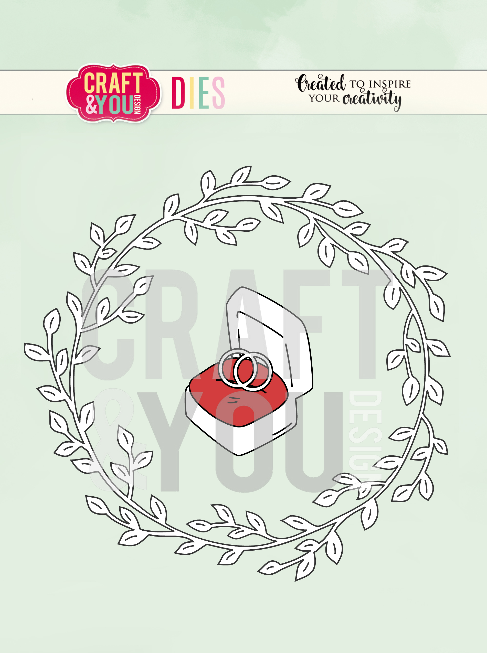 CW081 METAL DIE-WEDDING WREATH-Craft&You Design