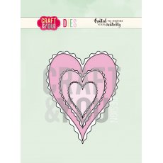 CW082 METAL DIE-FRAMES/HEARTS-Craft&You Design