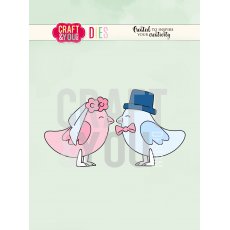 CW084 METAL DIE-WEDDING BIRDS-Craft&You Design