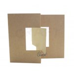 ID-2440 Base card square 15cm swing eco kraft GoatBox