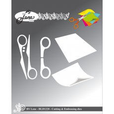 BLD1228 Dies By Lene - scissors and paper