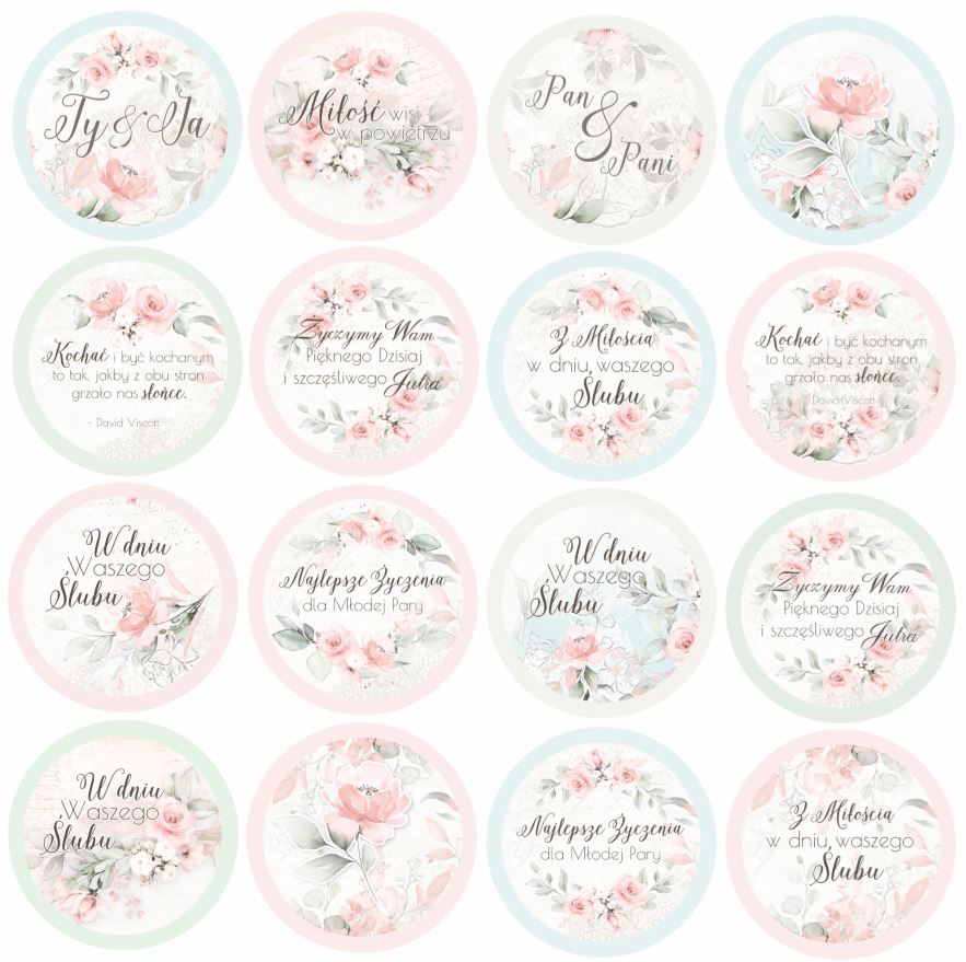 CP-DC011 Die-cuts elements - 30.5x30.5 Dream Ceremony - polish version