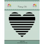MDL049 Dies Dixi Craft-Striped Hearts