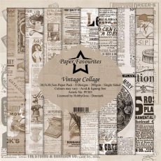 PF305 Paper Favorites A set of 30.5 x 30.5 cm single-sided paper-Vintage Collage