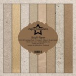 PF316 Set of single-sided paper-30.5 x 30.5 cm-Paper Favorites-Kraft Paper