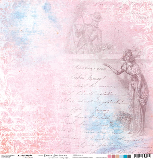 CC-DS-MM03-02 DREAM SHADOW - 02 - A DOUBLE-SIDED PAPER 30,5X30,5CM