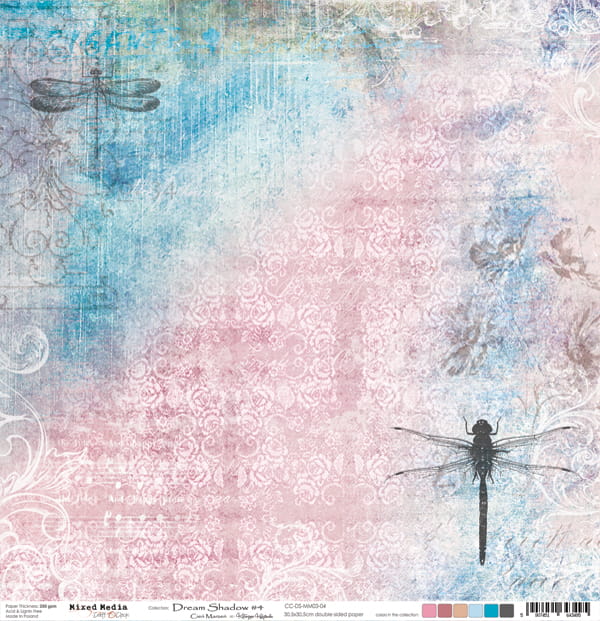 CC-DS-MM03-04 DREAM SHADOW - 04 - A DOUBLE-SIDED PAPER 30,5X30,5CM