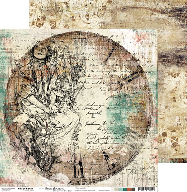CC-FM-MM01-01 FLEETING MOMENTS - 01 - A DOUBLE-SIDED PAPER 30,5X30,5CM