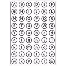 CTFD3013 Crafts Too Embossing Folder -alfabet