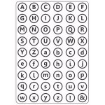 CTFD3013 Crafts Too Embossing Folder -alfabet