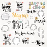 CP-SAH07 One-sided paper-elements-Craft & You Design 30.5x30.5 Stay at Home