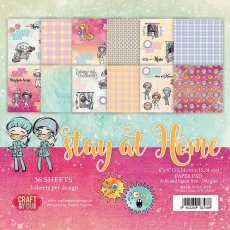 CPB-SAH15 Block 15x15 Craft&You Design-Stay at Home